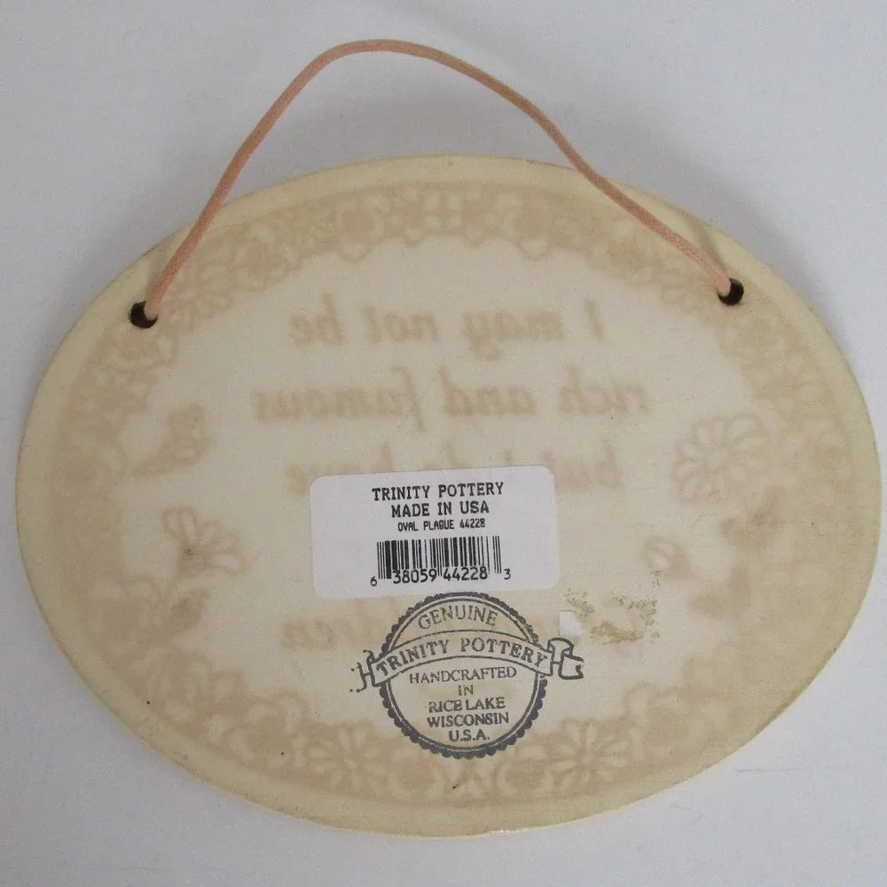 Trinity Pottery plaque - Picture 3 of 5